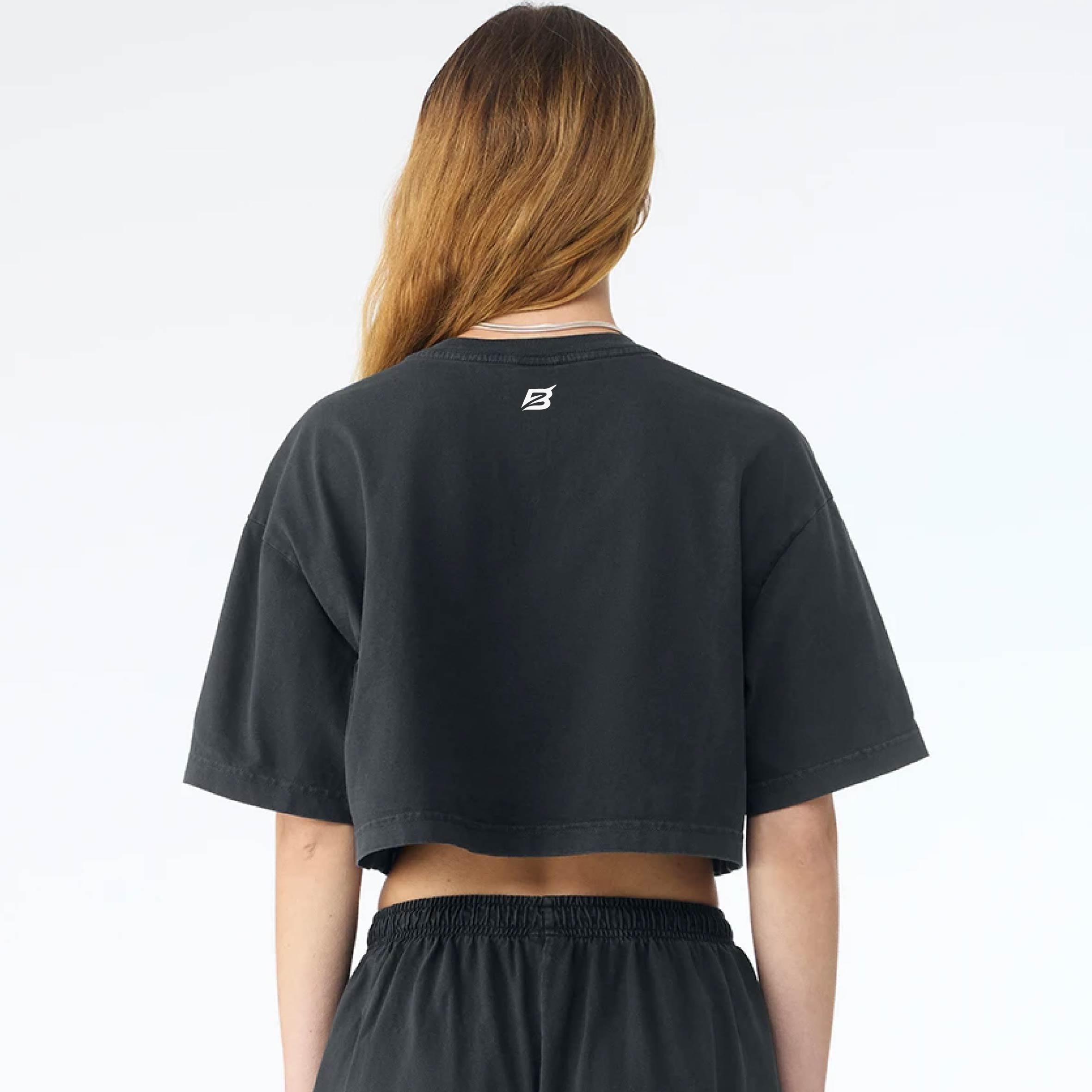 Washed Varsity Strength Cropped T