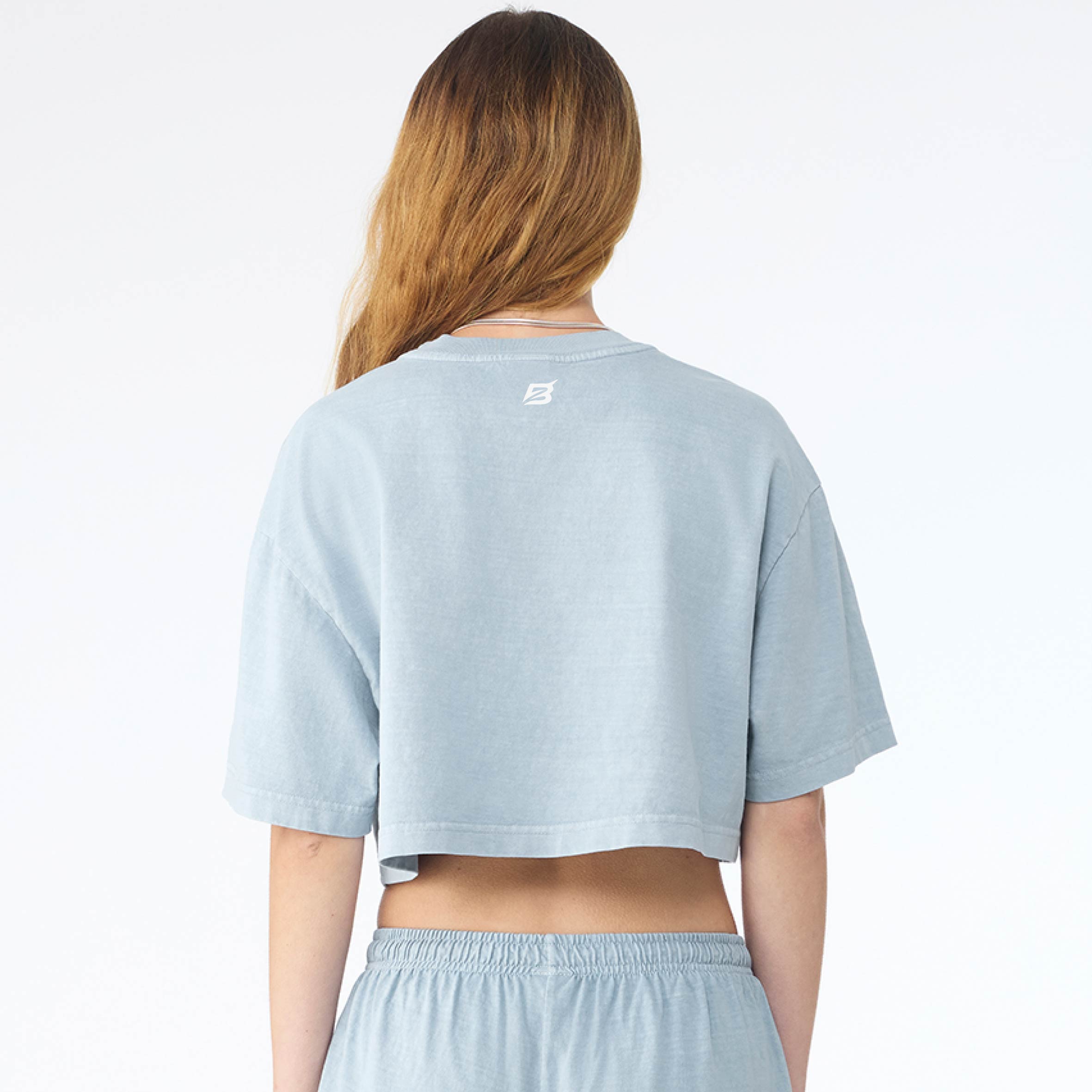 Washed Varsity Strength Cropped T