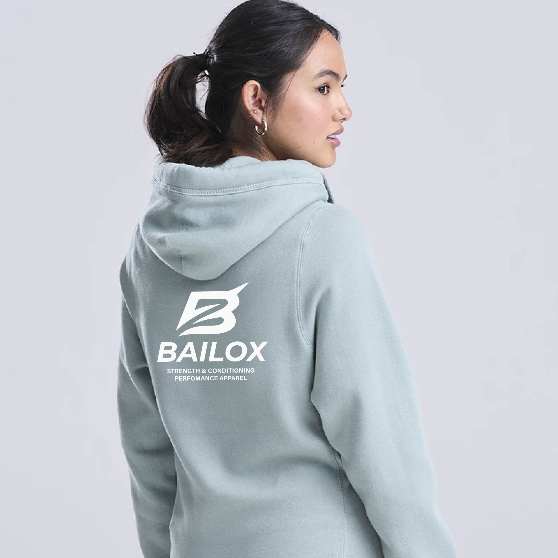 Identity Cross Neck Ladies Hoodie