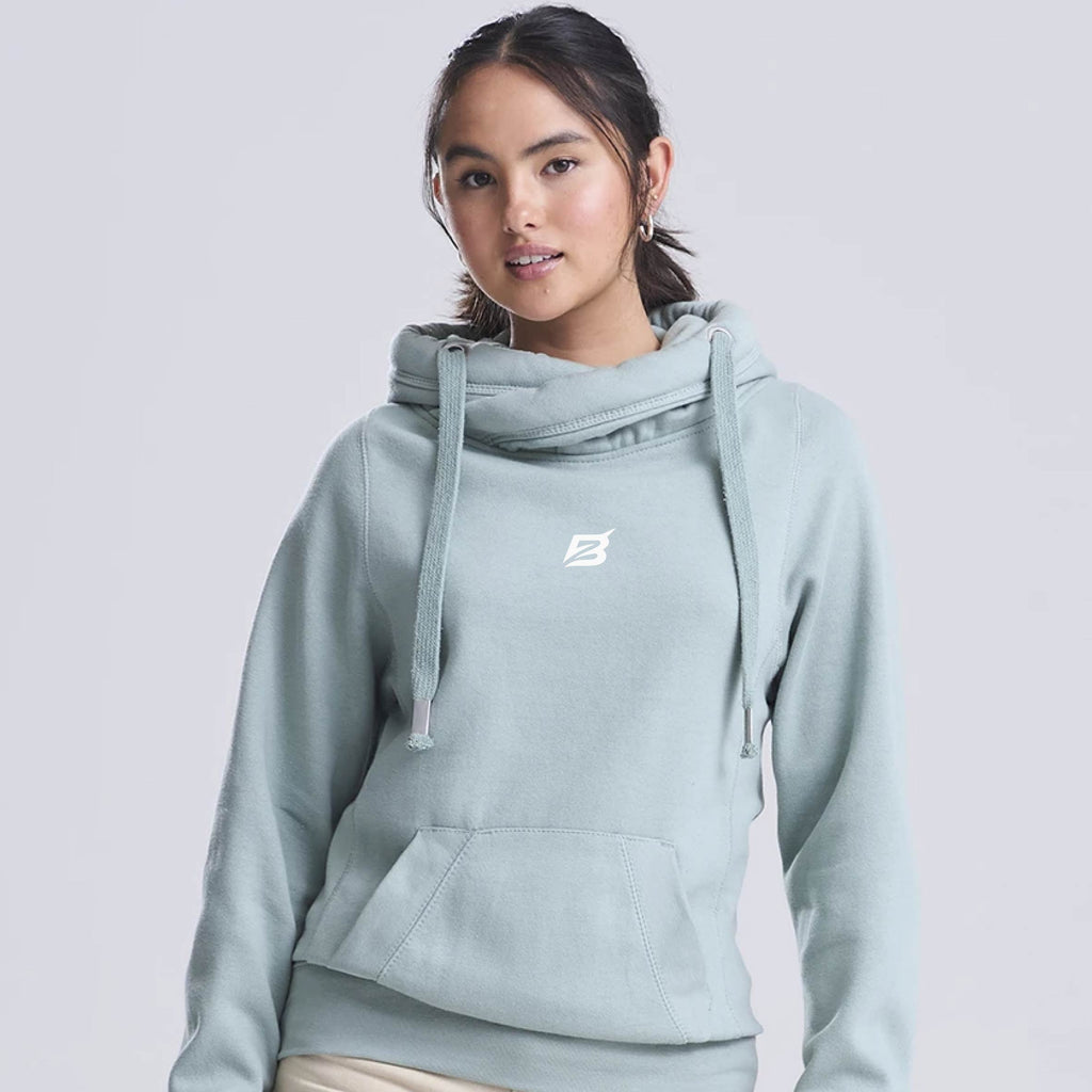 Identity Cross Neck Ladies Hoodie