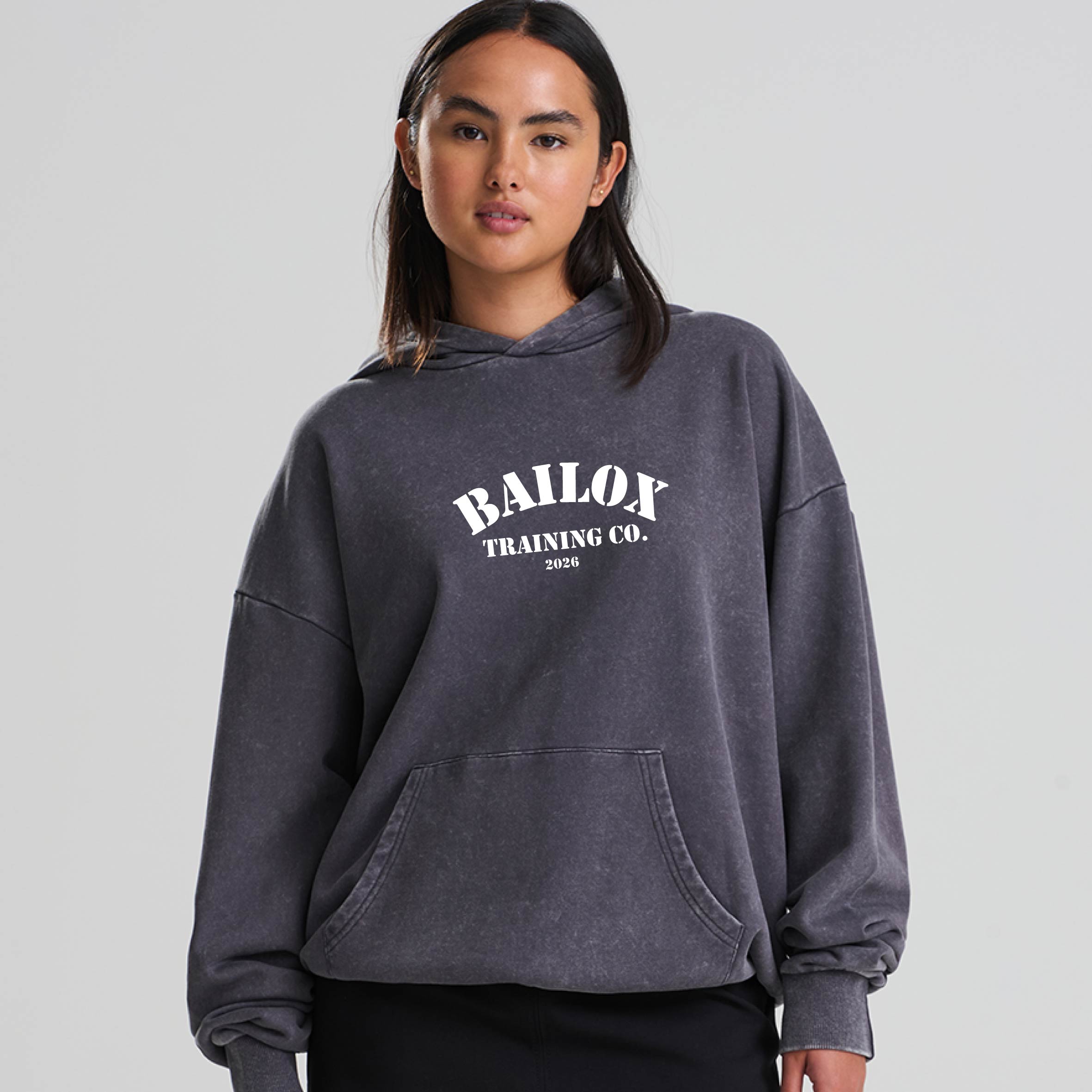 Vintage Washed Training Co. Ladies Hoodie